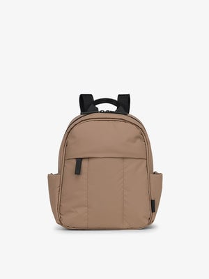 CALPAK Luka Mini Backpack for essentials for everyday use in brown; BPM2201-CHOCOLATE