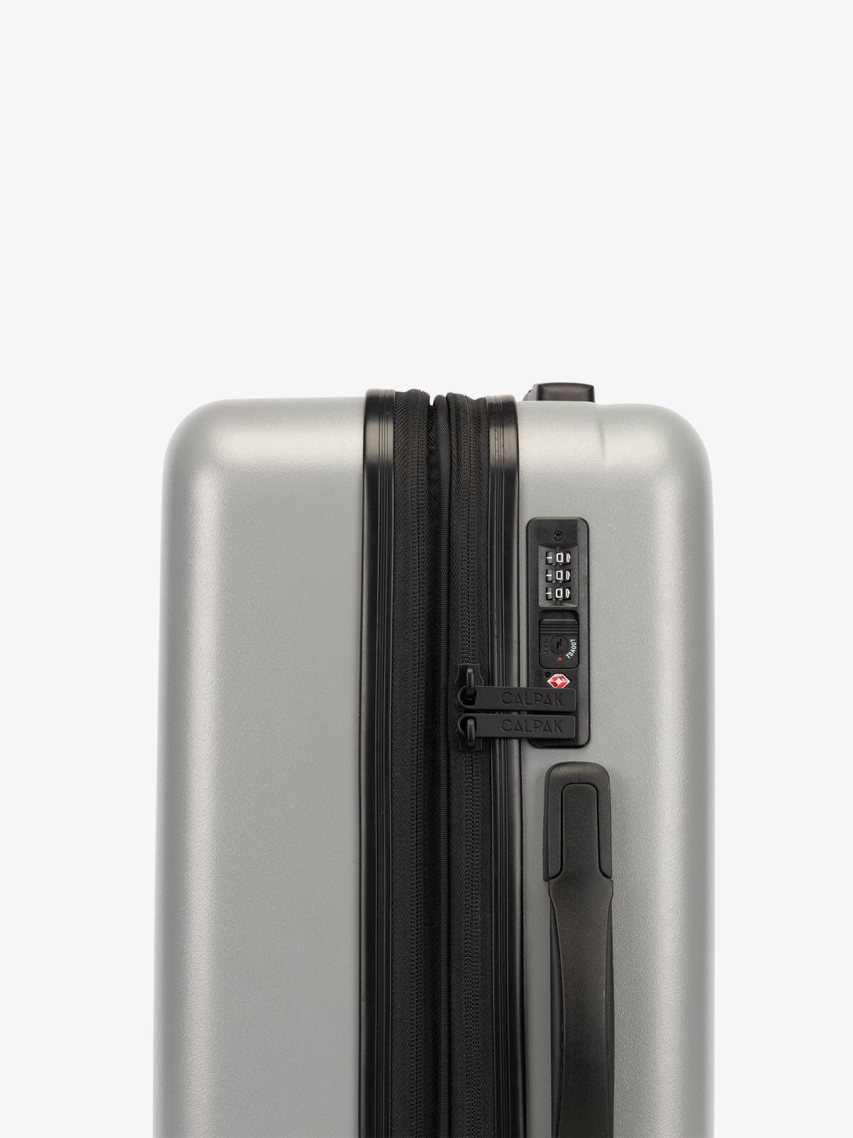 CALPAK Starter Bundle expandable Luggage set with TSA approved Lock in gray smoke