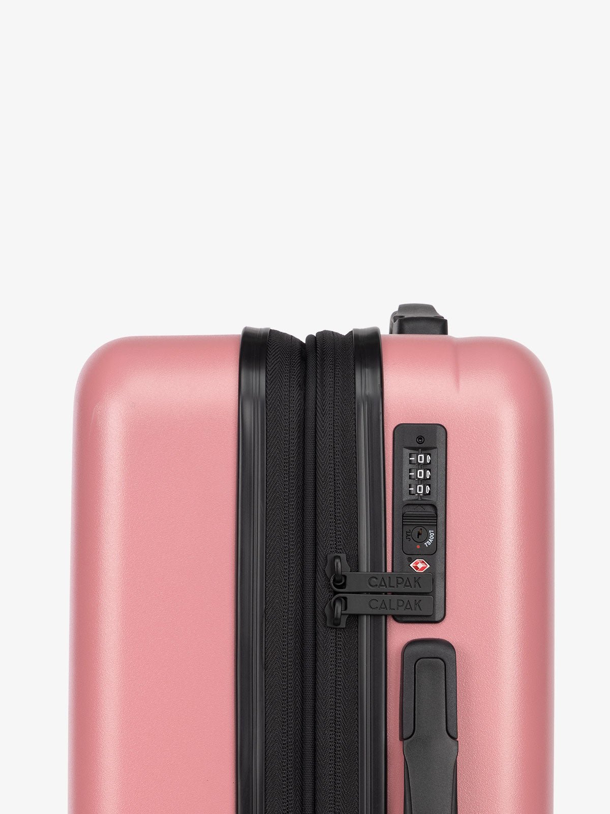 CALPAK Starter Bundle expandable Luggage set with TSA approved Lock in pink