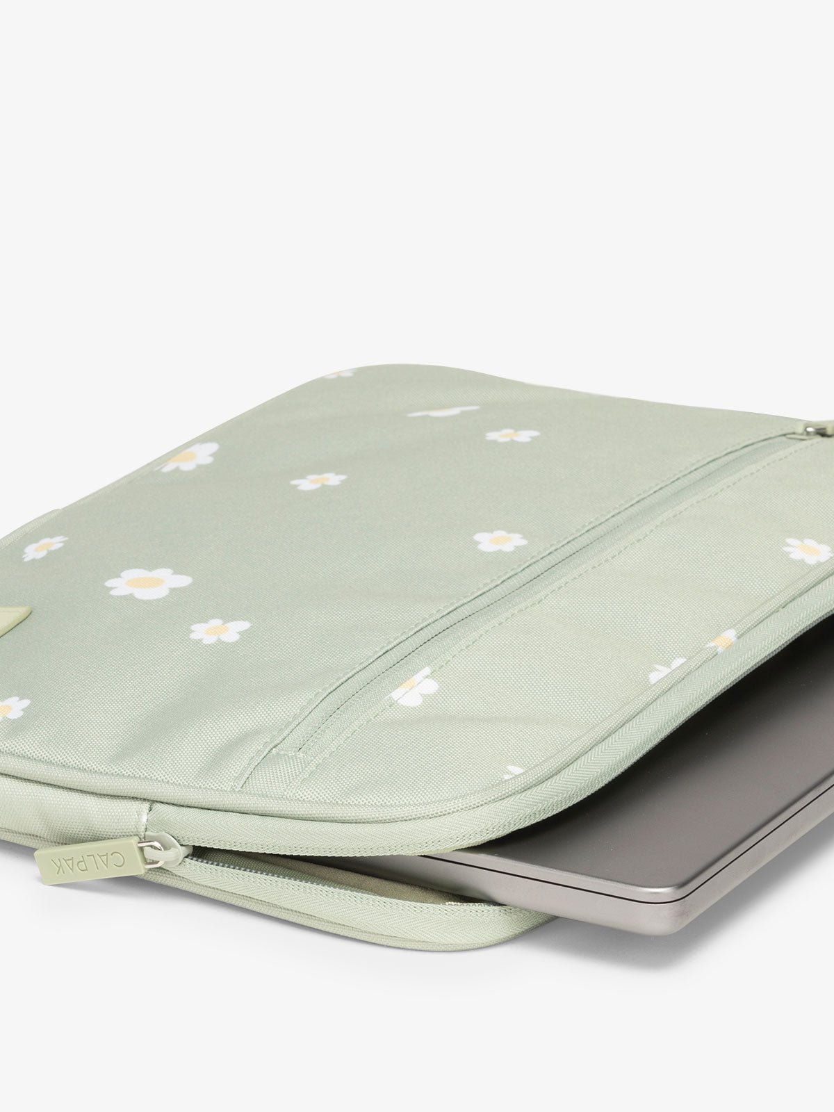 CALPAK 15-17" laptop sleeve with front zipper pouch