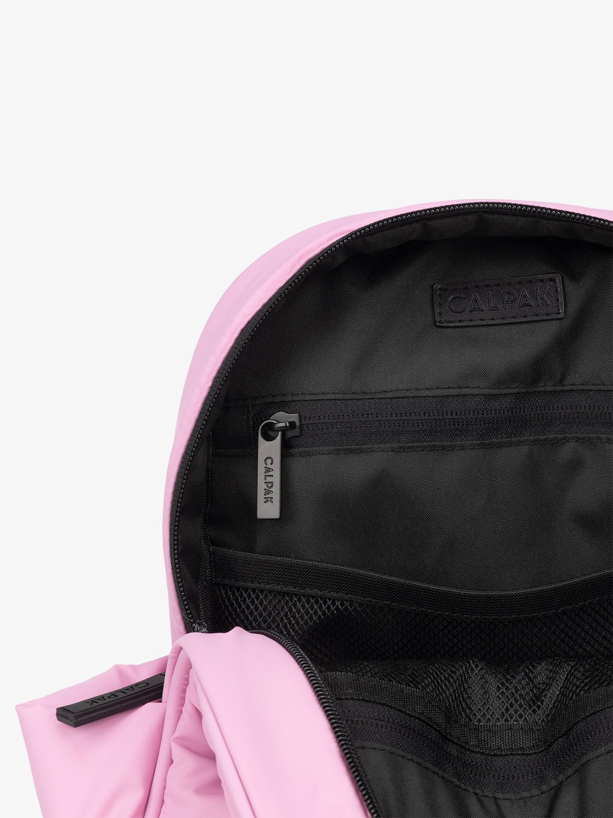 CALPAK Luka small Backpack with interior pockets and water resistant inner lining in pink