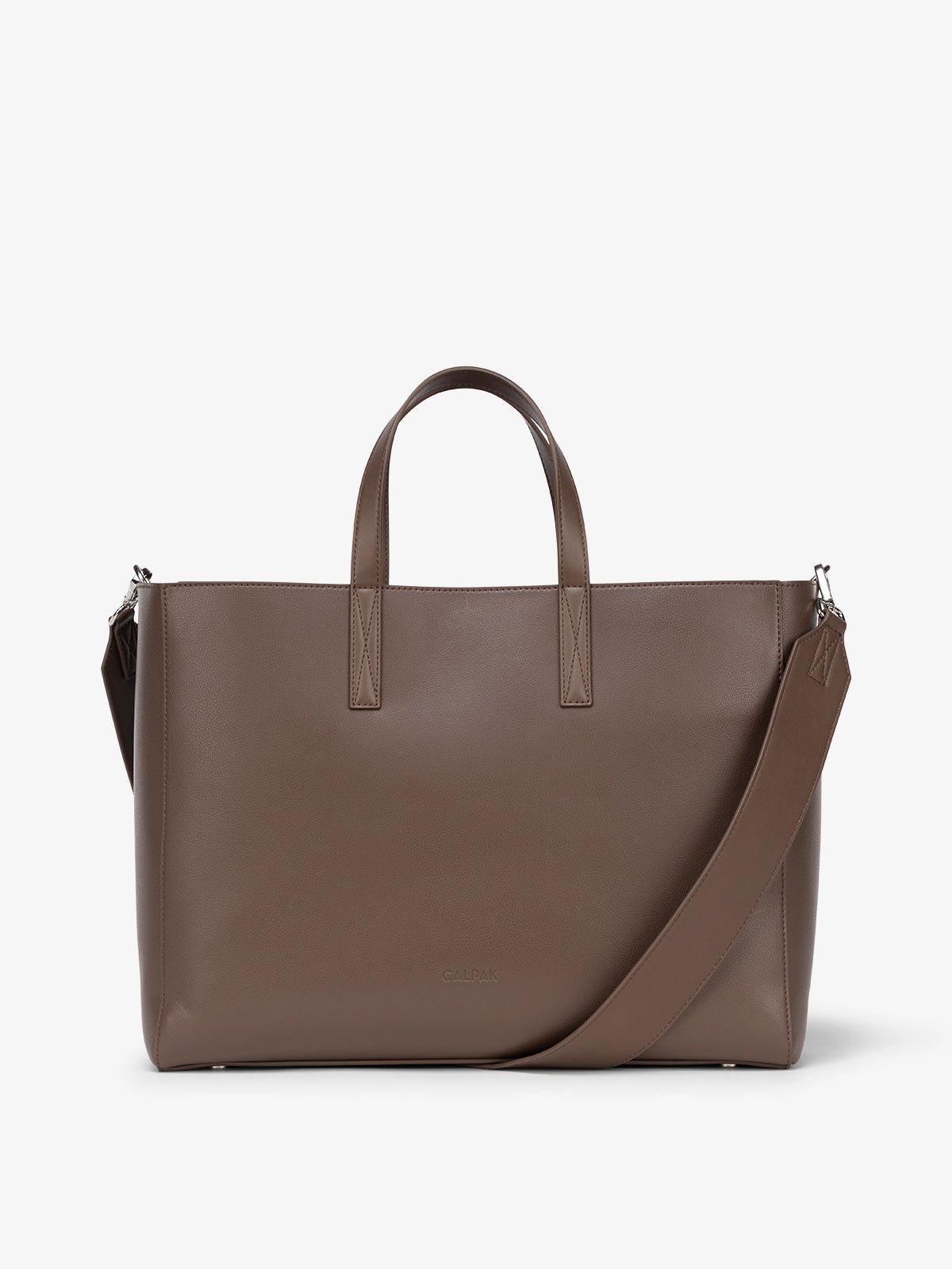 Haven laptop tote bag in espresso brown