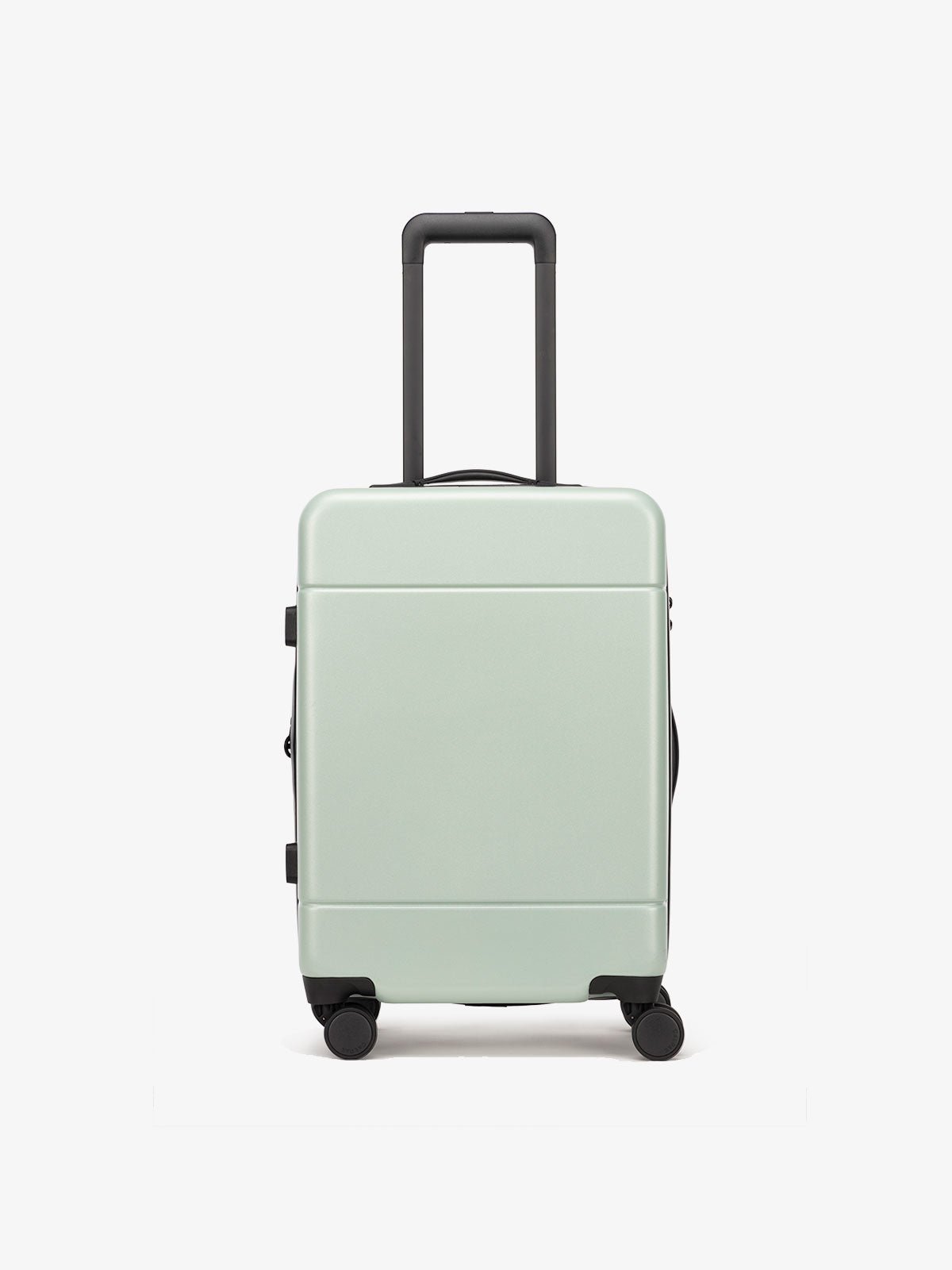 Hue hard shell rolling carry on luggage in light green jade