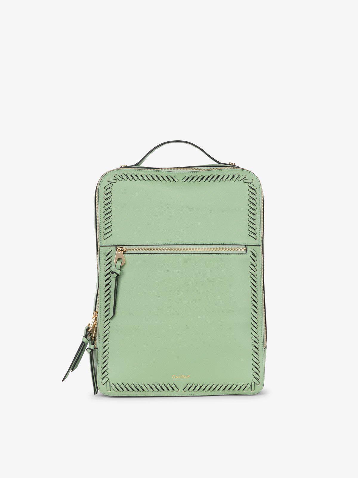 CALPAK Kaya laptop backpack in green honeydew