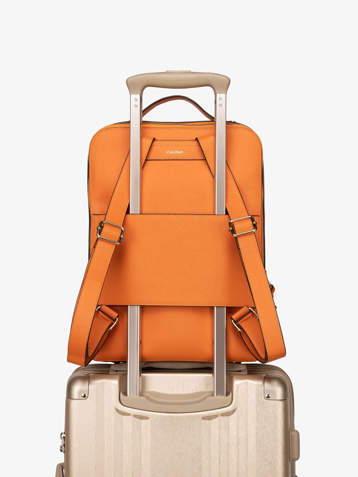 Kaya laptop backpack with luggage trolley sleeve