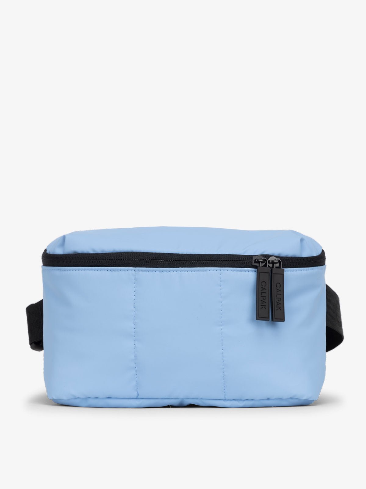 CALPAK Luka Belt Bag with soft puffy exterior in light blue