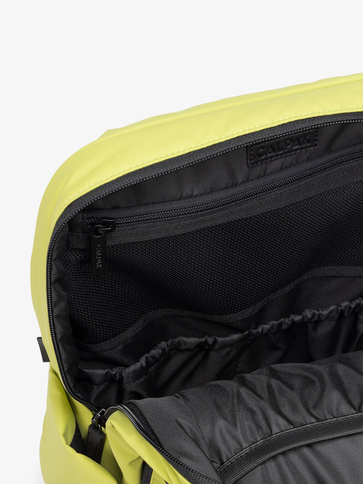 laptop sleeve for Luka laptop backpack in celery green