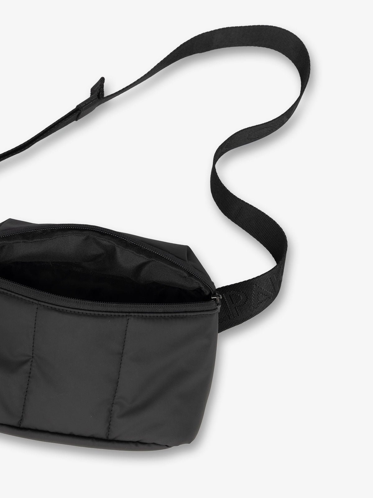 CALPAK Luka small travel waist Bag with multiple pockets in black