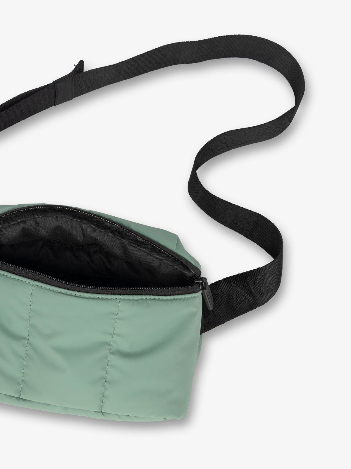 CALPAK Luka small travel waist Bag with multiple pockets in sage