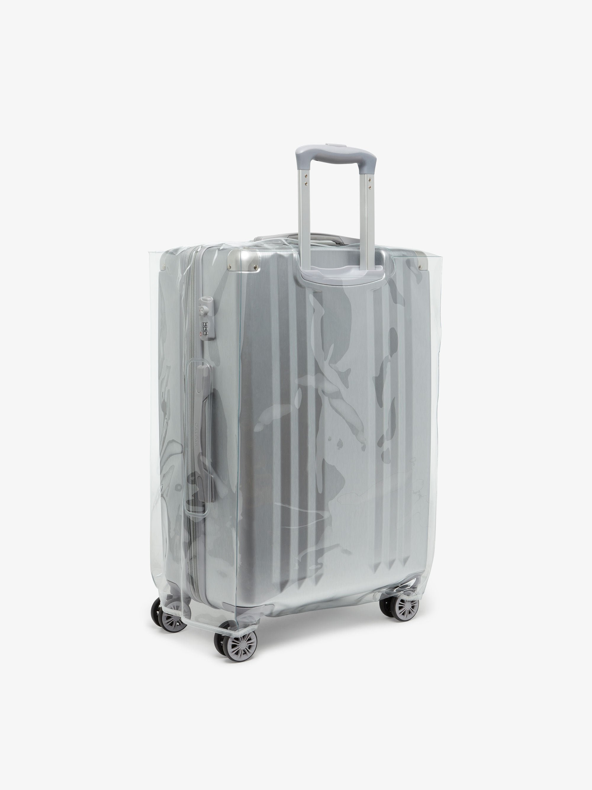 CALPAK clear plastic cover for 24 inch medium luggage