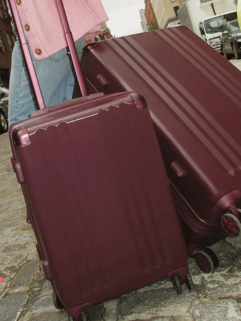 CALPAK Ambeur 2pc set in Dark Cherry