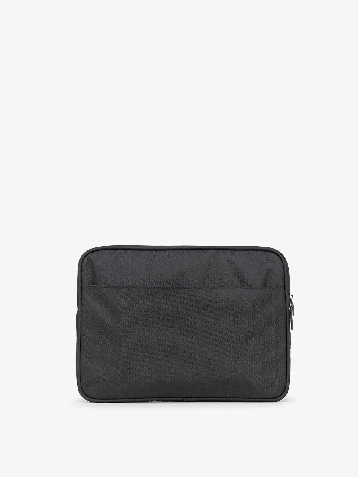 CALPAK 13-14 Inch Padded Laptop for work sleeve with back slip pocket in black; ALP2213-BLACK, TEST-BLACK