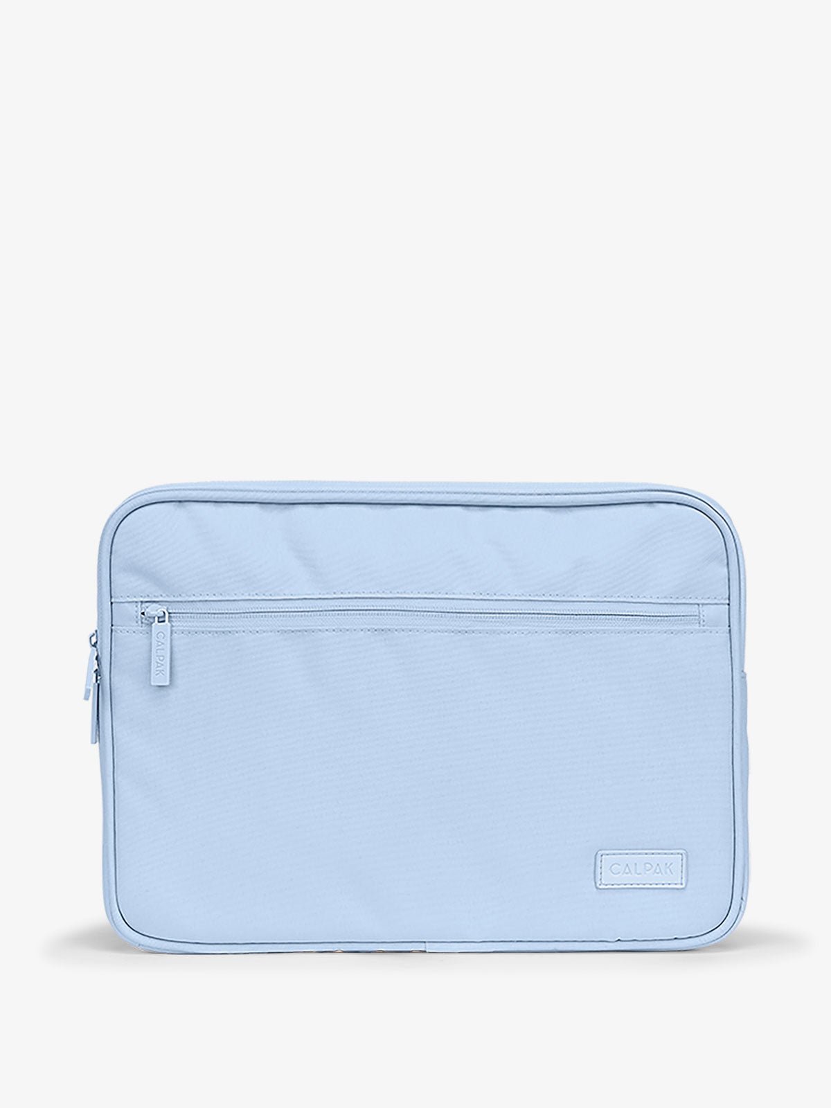 CALPAK 13-14 Inch Laptop Case with zippered front pocket in sky blue
