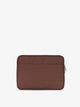 CALPAK 13-14 Inch water resistant laptop case with back slip pocket in dark brown; ALP2213-WALNUT