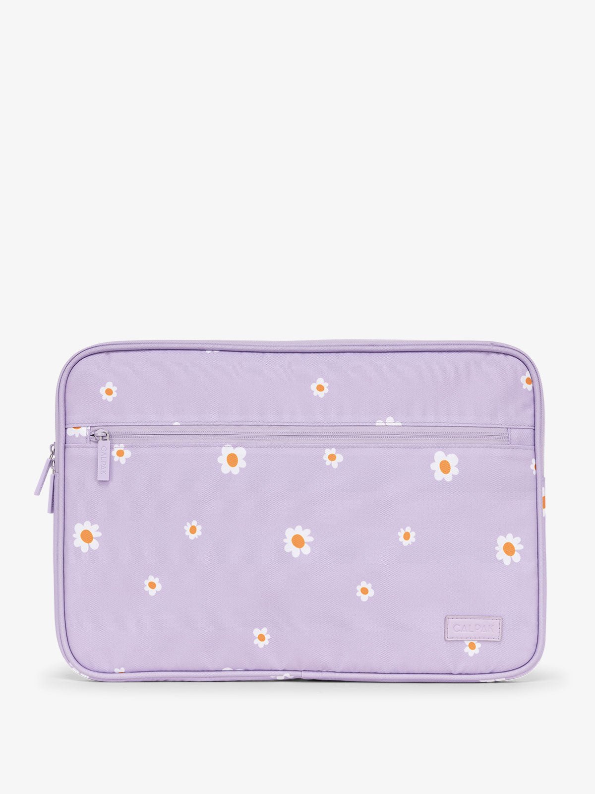 CALPAK 15-17 Inch Padded Laptop with zippered front pocket in orchid fields
