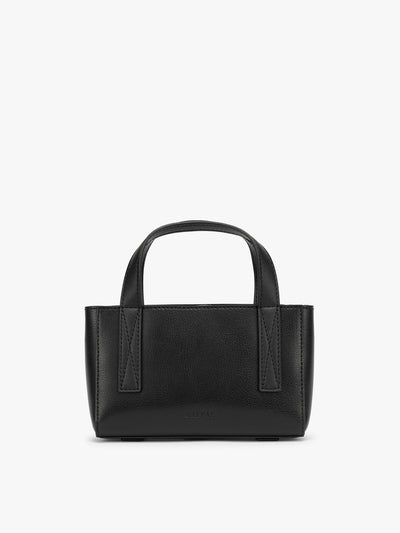 CALPAK Haven Mini Crossbody Bag in Black front view; AMC2501-BLACK view 1