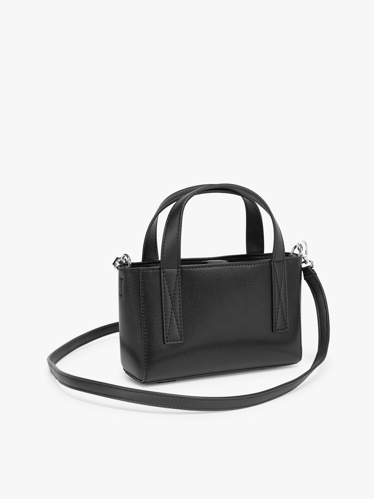 CALPAK Haven Mini Crossbody Bag in Black side view; AMC2501-BLACK