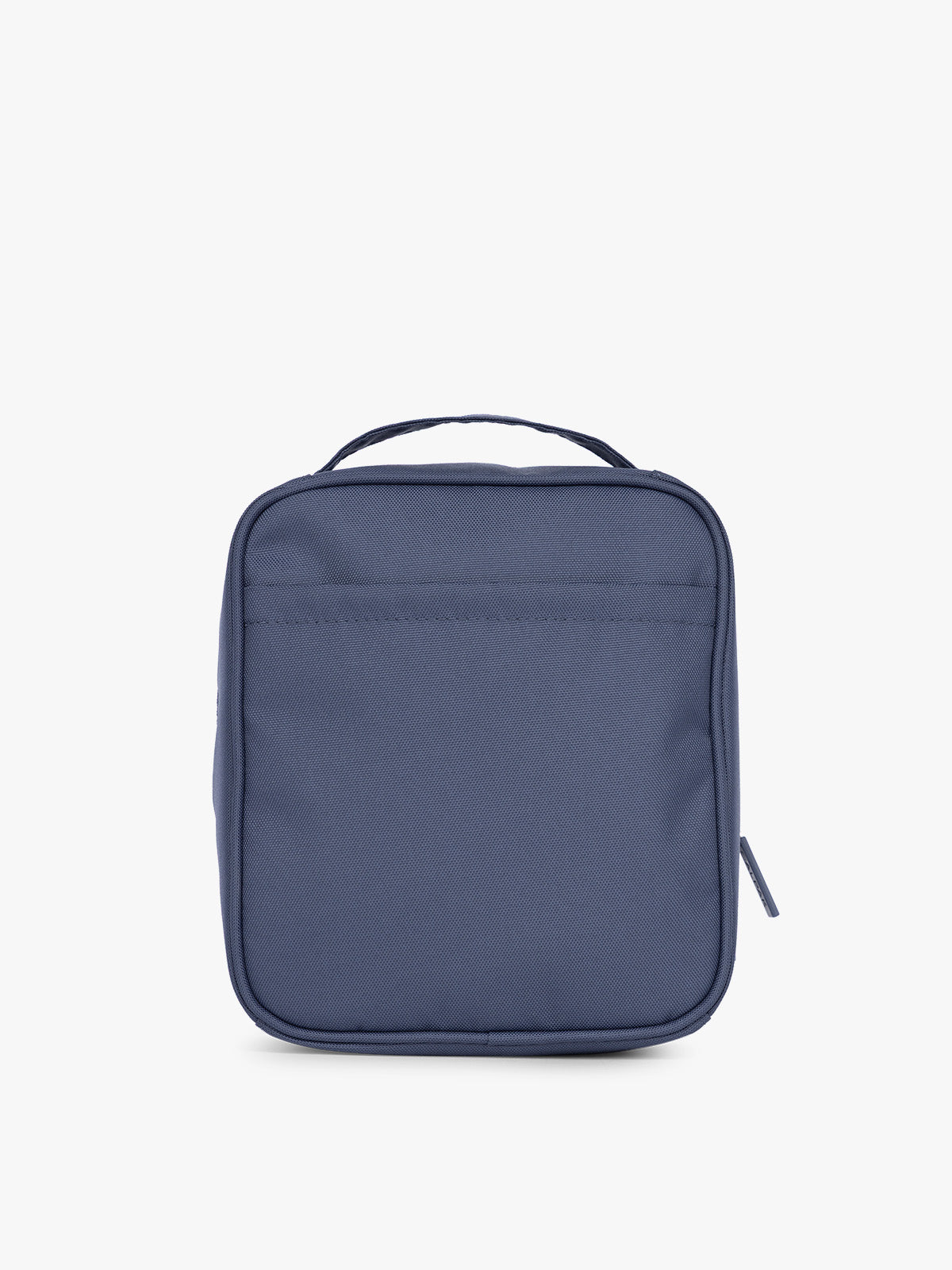 Backside of CALPAK Everything Cube in dark blue Indigo ; ACE2401-INDIGO