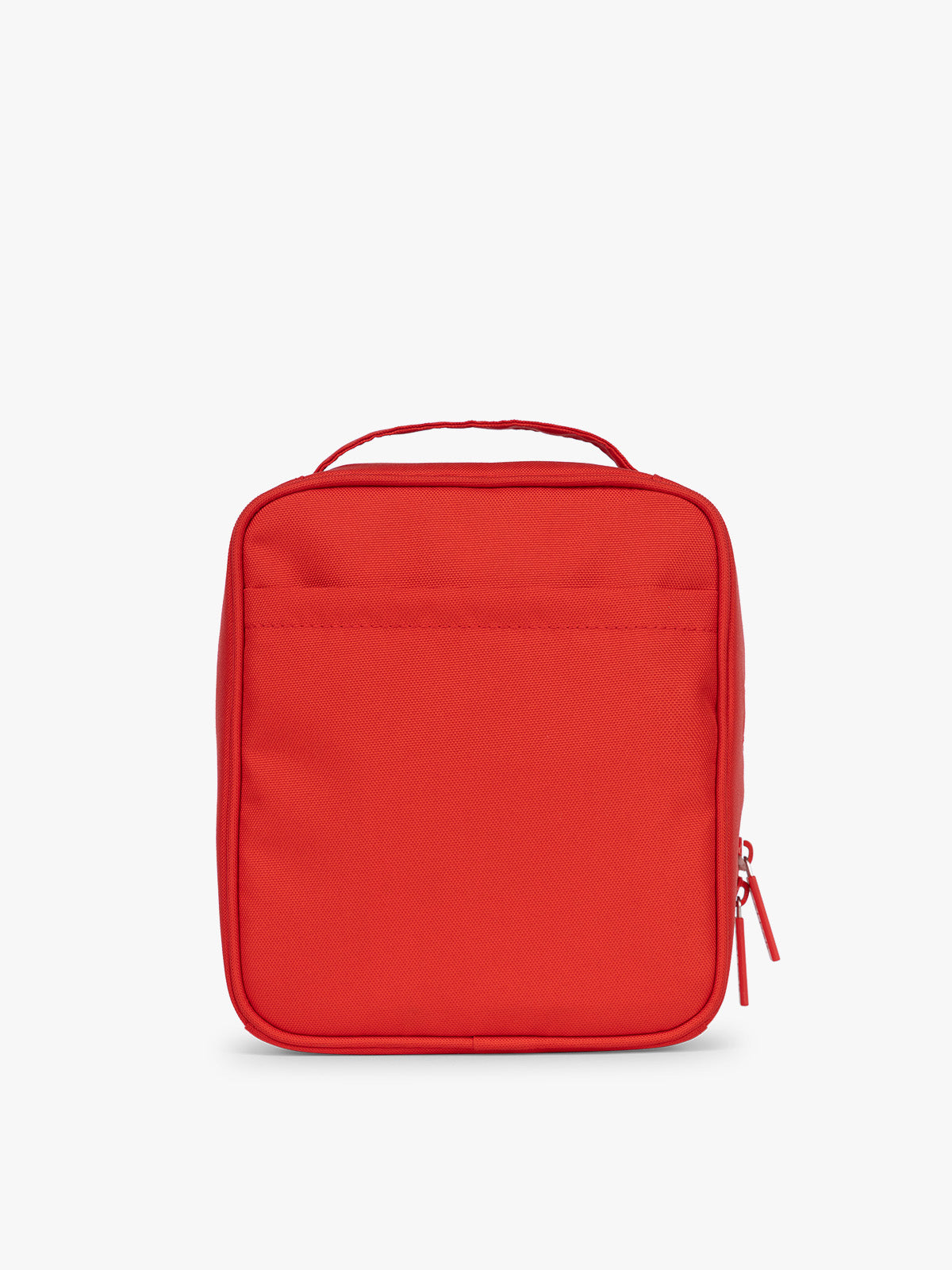 Backside of CALPAK Everything Cube in red Tomato; ACE2401-TOMATO