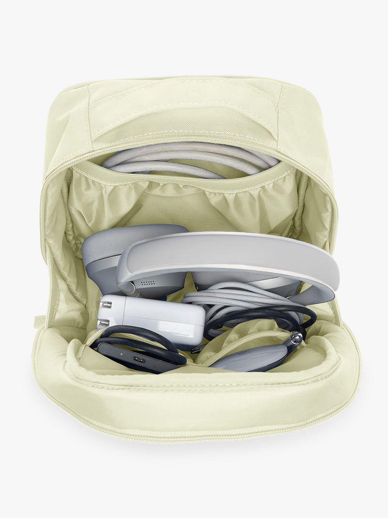 Items in CALPAK Everything Cube in light green Celadon