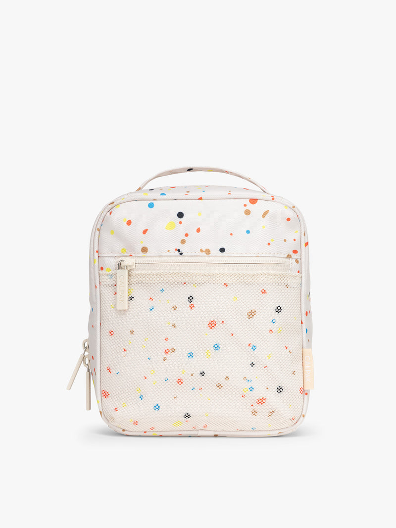 CALPAK Everything Cube in beige with speckle pattern