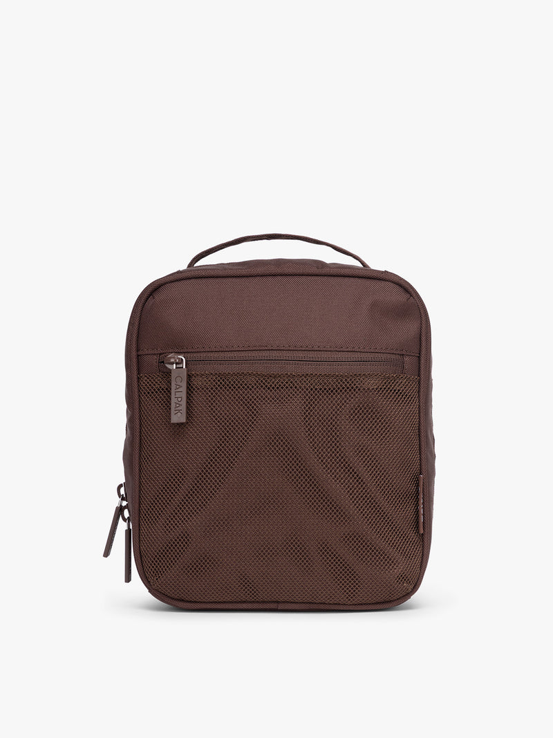 CALPAK Everything Cube in brown Walnut