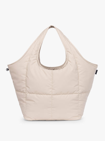 CALPAK Luka Everything Tote in off-white beige Oatmeal; AET2601-OATMEAL view 1