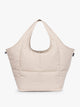 CALPAK Luka Everything Tote in off-white beige Oatmeal; AET2601-OATMEAL