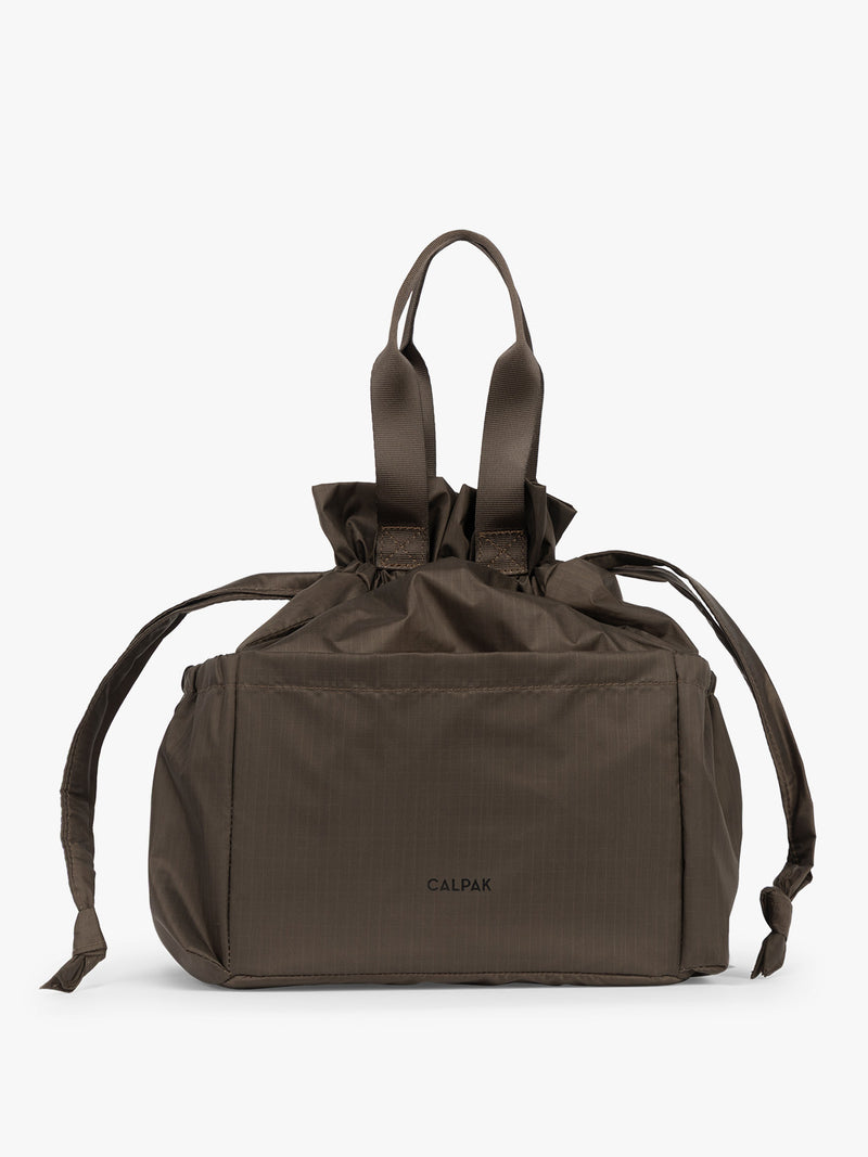 CALPAK Insulated Lunch bag brown Mushroom