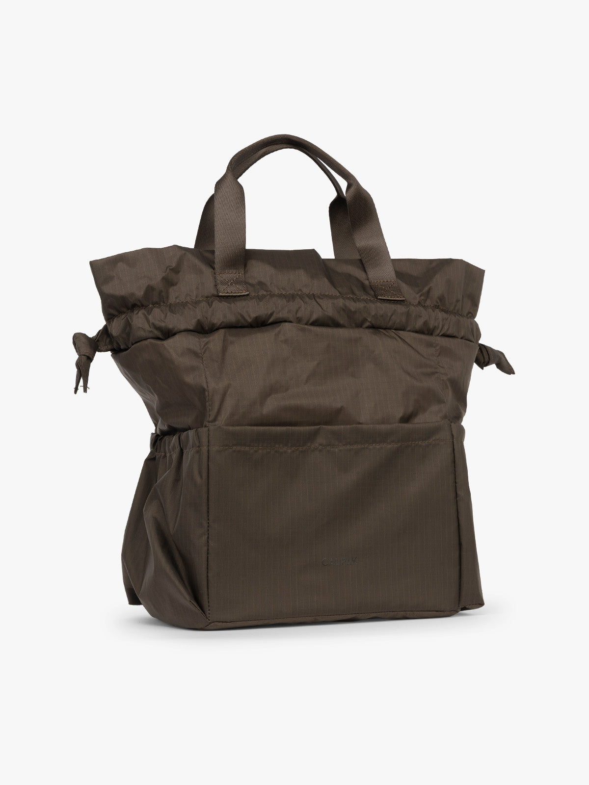 Extended view of CALPAK Insulated Lunch bag brown Mushroom; ALB2001-MUSHROOM