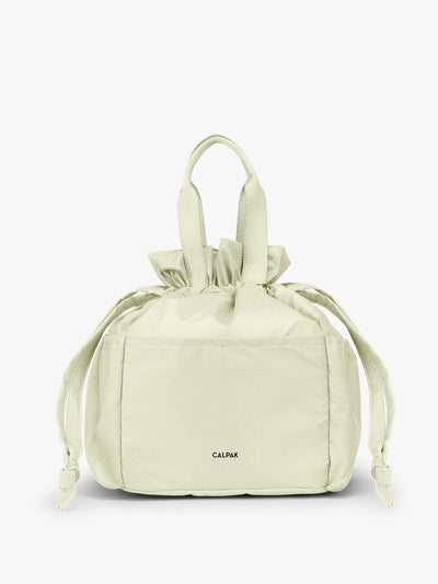 CALPAK Insulated Lunch bag in light green Celadon; ALB2001-CELADON view 1