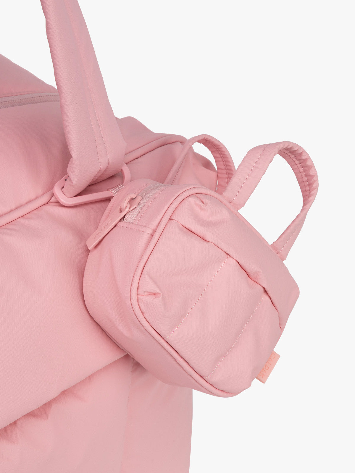 Luka Duffel Zip Bag Charm in Blossom | CALPAK