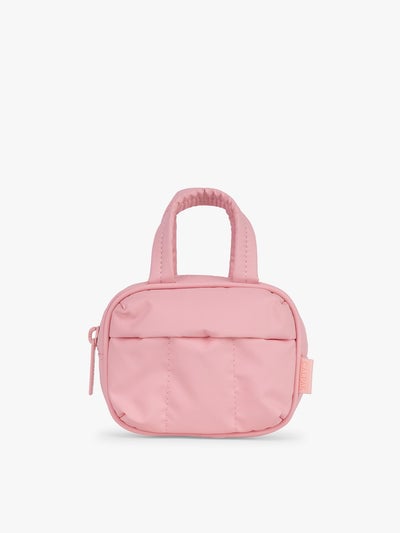 CALPAK Luka Duffel Key Pouch in pink Blossom; ALK2501-BLOSSOM