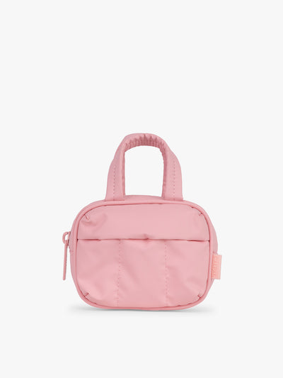 CALPAK Luka Duffel Key Pouch in pink Blossom; ALK2501-BLOSSOM view 1