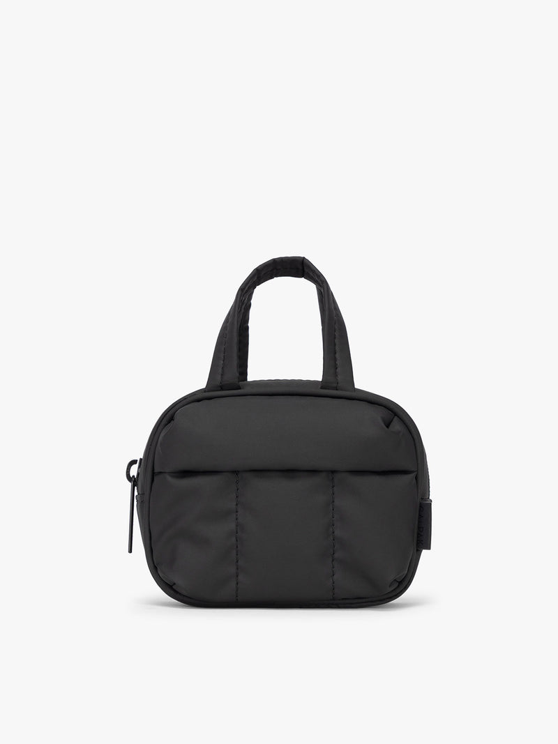 CALPAK Luka Duffel Key Pouch in black Matte Black