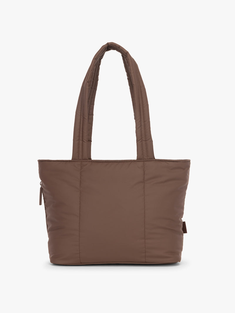 CALPAK Luka Mini Tote in brown monochrome Walnut