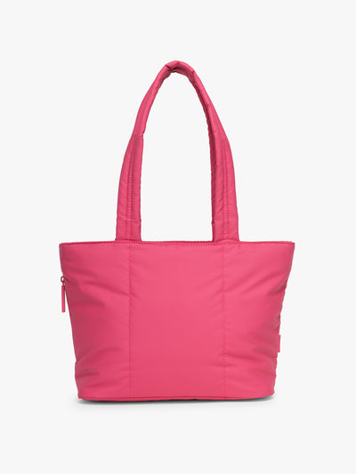 CALPAK Luka Mini Tote in bright pink Dragonfruit on a white background; ALM2401-DRAGONFRUIT view 1