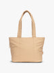 CALPAK Luka Mini Tote in beige Latte on a white background; ALM2401-LATTE