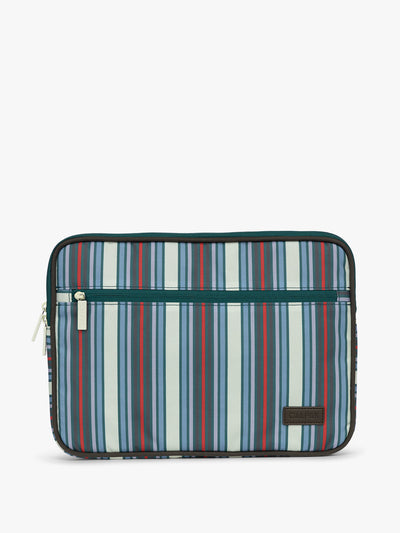 CALPAK 13-14 Padded Laptop Sleeve in multicolor stripes; ALP2213-RIVIERA-STRIPE view 1