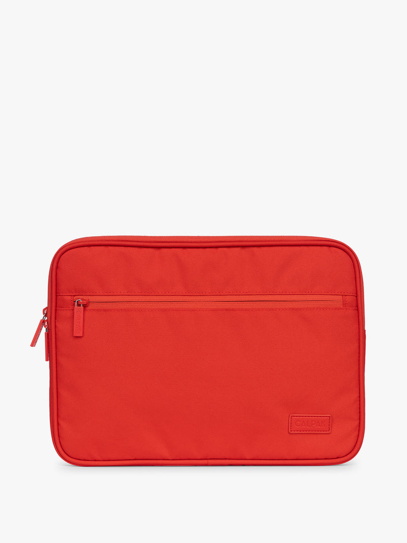 CALPAK Padded Laptop Sleeve 13-14" in red Tomato