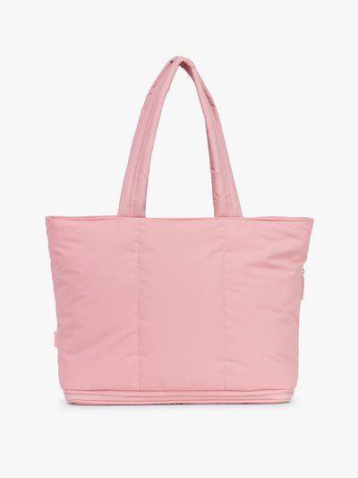 CALPAK Luka Expandable Tote Bag in pink Blossom; ALT2201-BLOSSOM  view 1