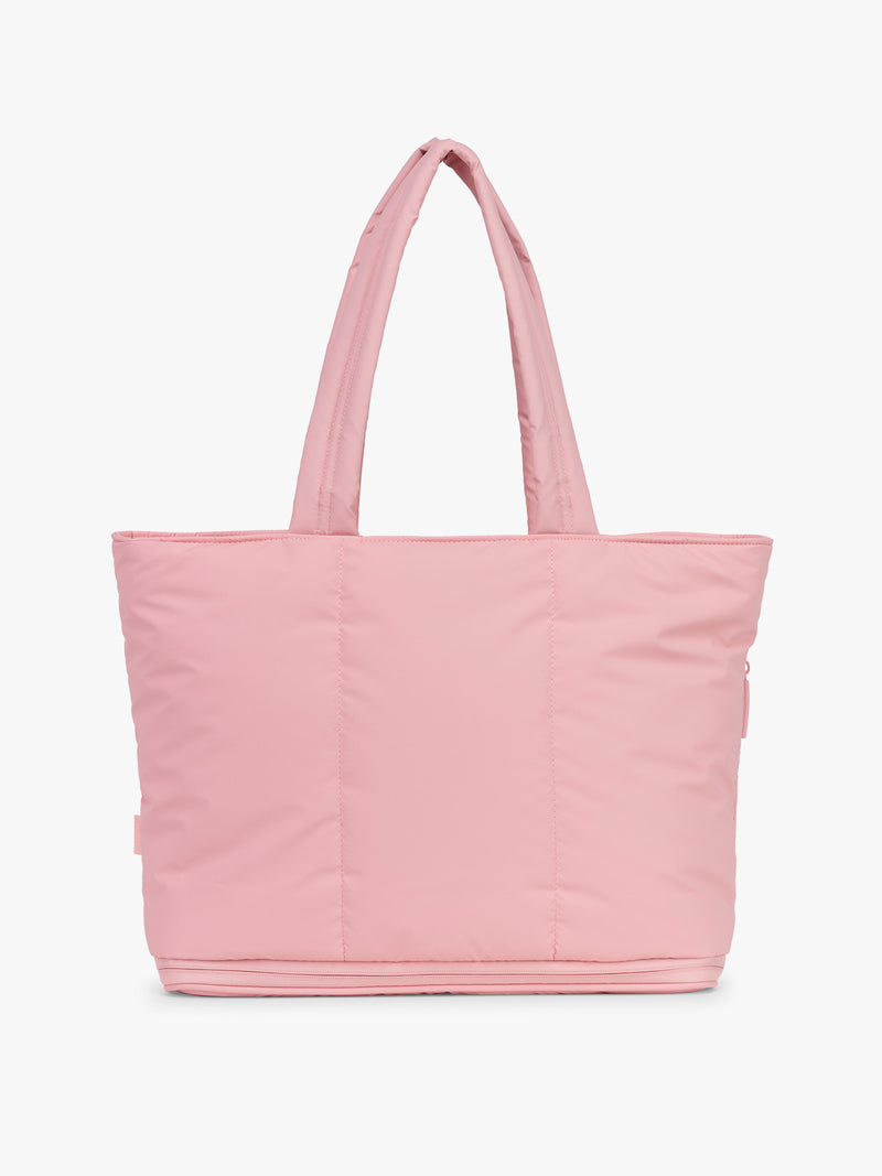 CALPAK Luka Expandable Tote Bag in pink Blossom