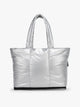 CALPAK Luka Expandable Tote in Silver; ALT2201-SILVER