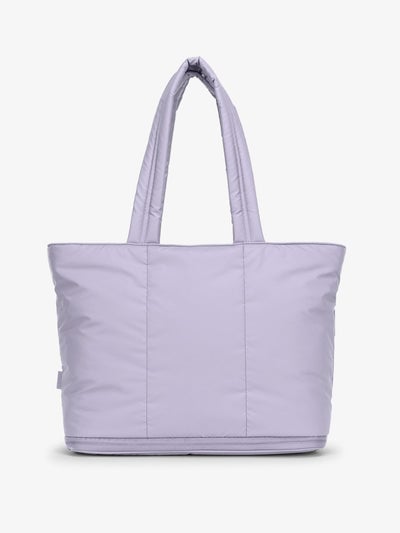 CALPAK Luka Expandable Tote front view in lavender purple Orchid; ALT2201-ORCHID