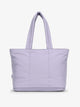 CALPAK Luka Expandable Tote front view in lavender purple Orchid; ALT2201-ORCHID