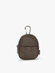 CALPAK Luka Backpack Zip Bag Charm in brown Mushroom; AMB2201-MUSHROOM