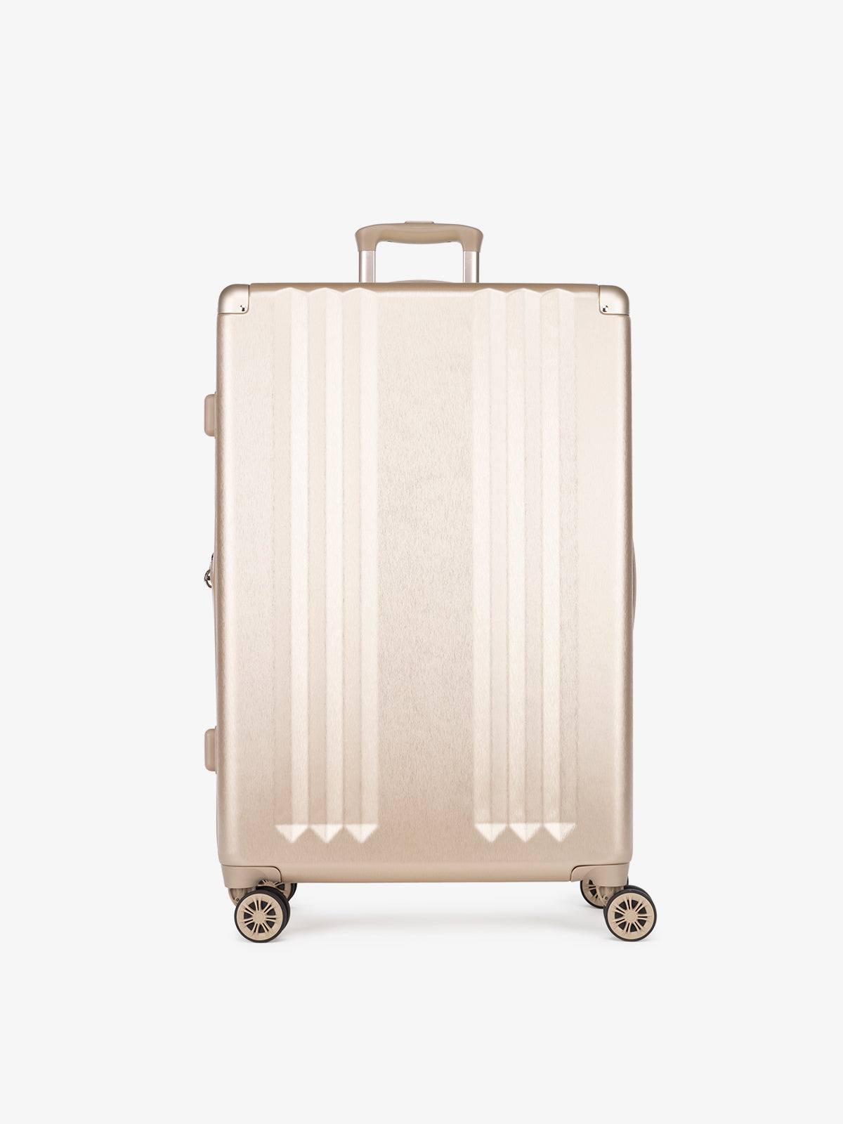 CALPAK Ambeur large 30-inch gold hardshell spinner luggage; LAM1028-GOLD