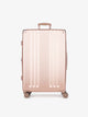 CALPAK Ambeur large 30-inch pink rose gold hardshell spinner luggage; LAM1028-ROSE-GOLD