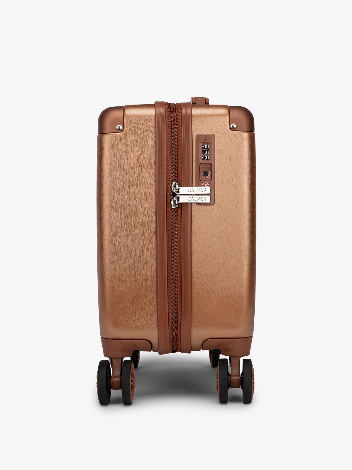 CALPAK Ambeur small suitcase carry-on with TSA lock in copper