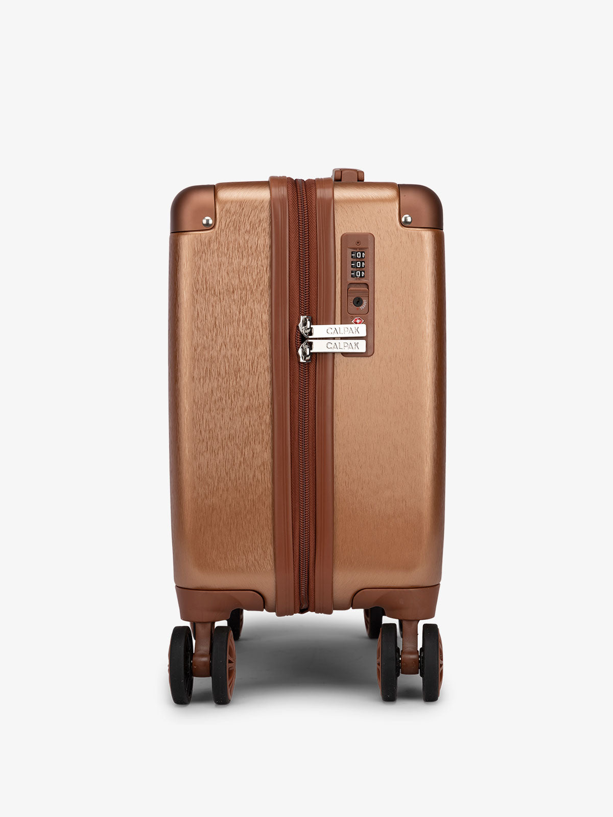 CALPAK Ambeur small suitcase carry-on with TSA lock in copper; LAM1014-COPPER